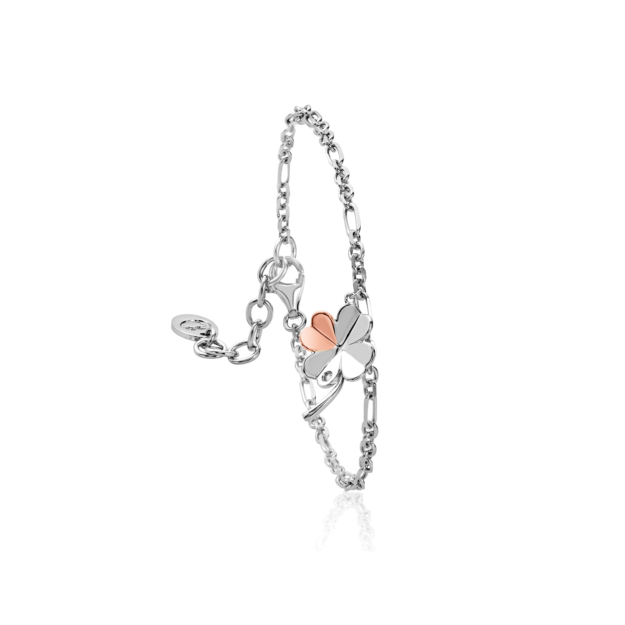 Clogau gold silver and gold Pob Lwc Good Luck Bracelet Carathea Jewellers