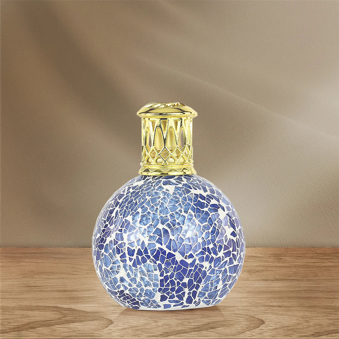 Purple mosaic fragrance lamp - Carathea jewellers