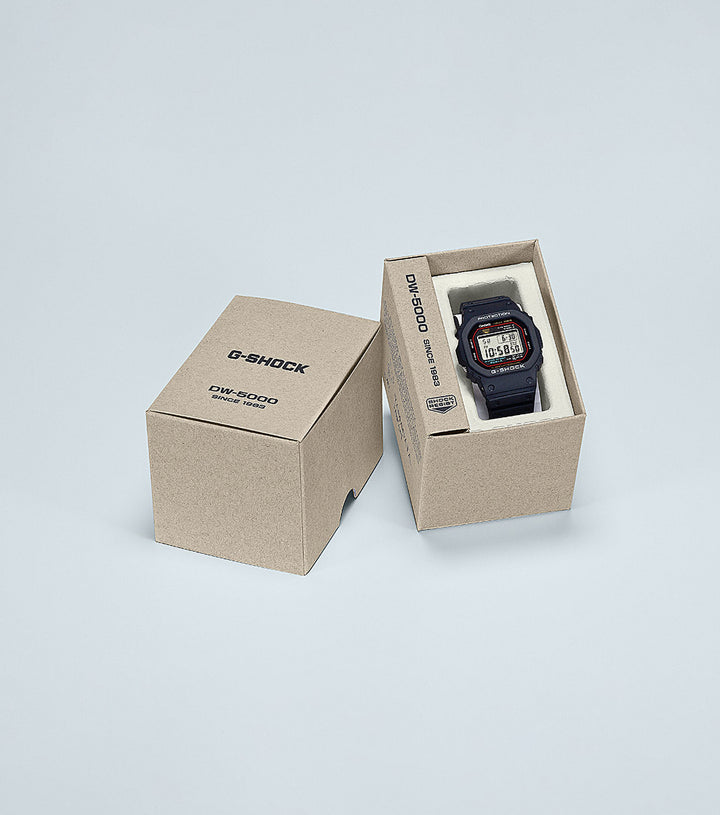 Casio G-Shock in Black with Red DW-5000R-1AER