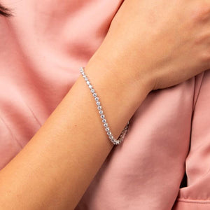 Diamonfire small zirconia tennis bracelet - Carathea 