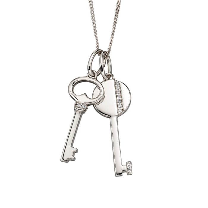 Fiorelli Double Key Pendant