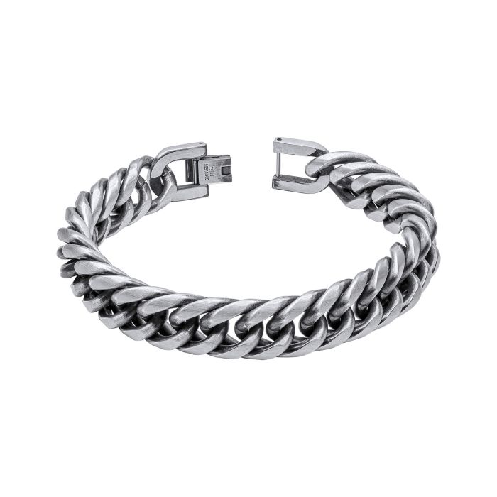 Men's stainless steel heavy-weight bracelet - Carathea jewellers