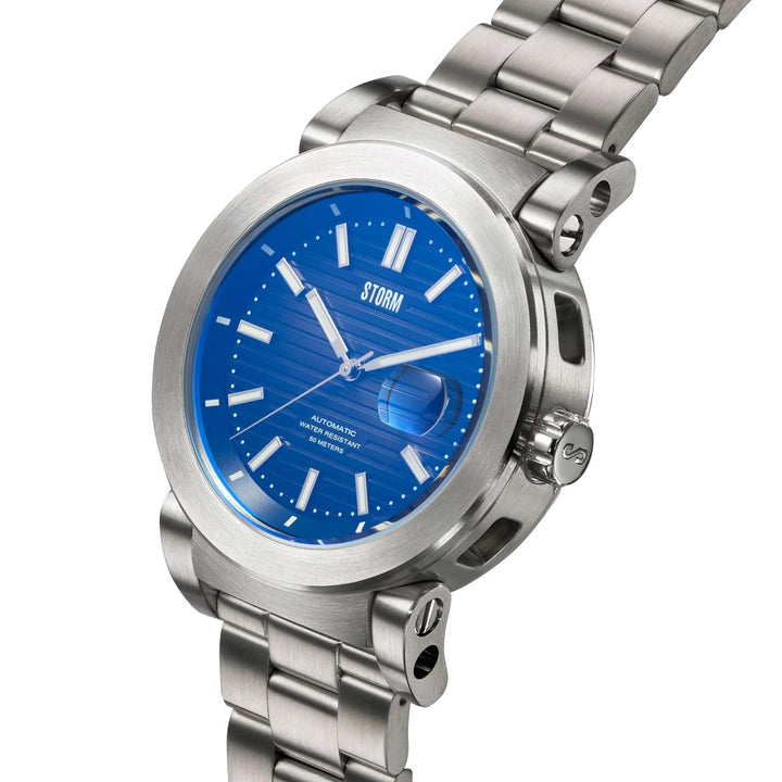 Storm men's automatic watch with lazer blue dial - Carathea & Jools