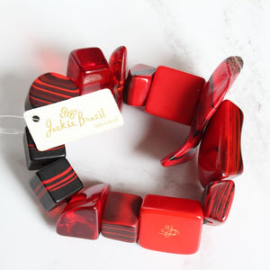 red Jackie Brazil bracelet - Carathea