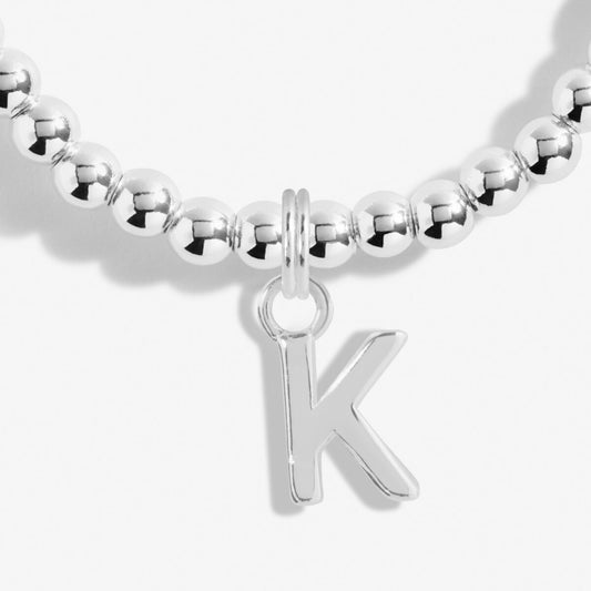 Joma Letter K initial bracelet - Carathea jewellers