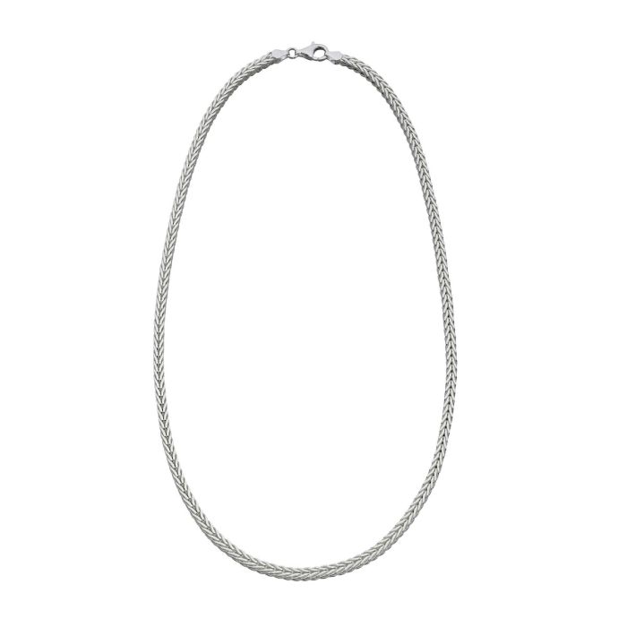 men's silver foxtail necklace - carathea