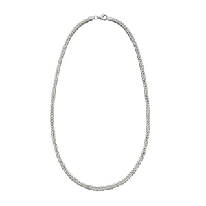 men's silver foxtail necklace - carathea