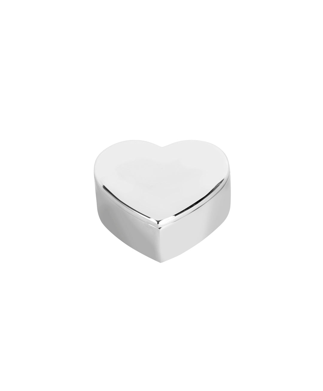 Heart-Shaped Lined Trinket Box