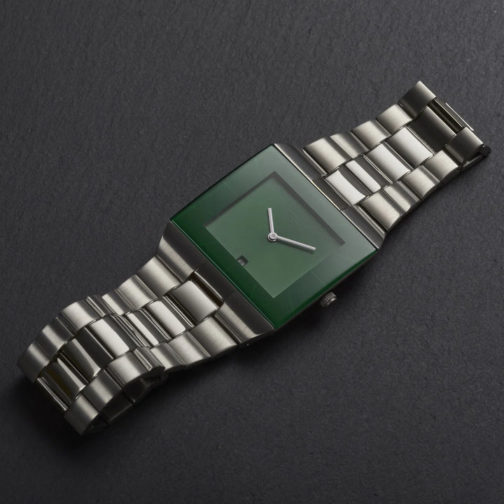Men's Omari Grand with in green and silver - Carathea jewellers