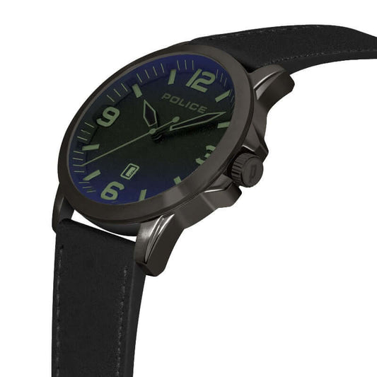 Police men's Cliff Gun watch in black - Carathea jewellers