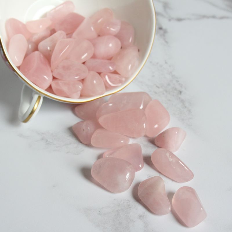 Single (Small) Rose Quartz Tumblestone