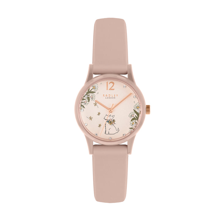 Radley Ladies Analog Quartz Watch with Silicone Strap RY21284