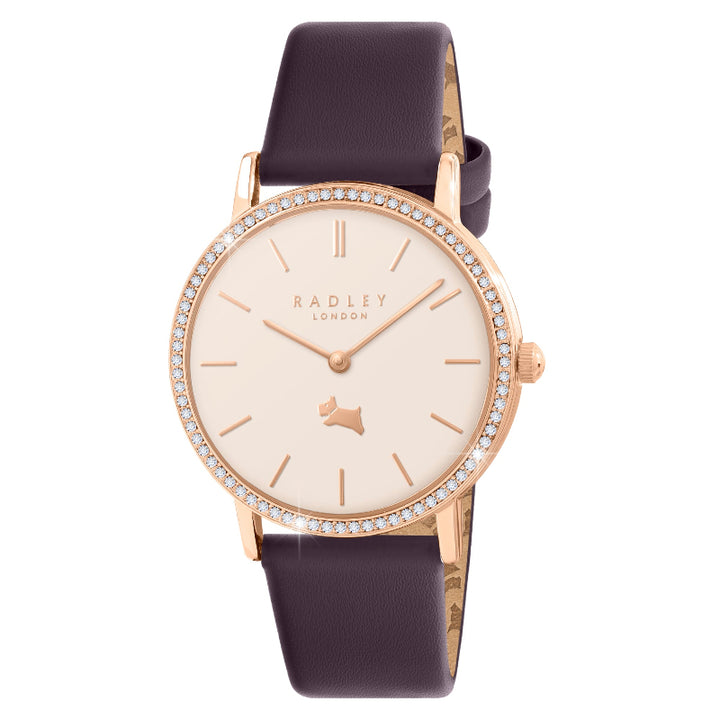 Radley ladies watch with purple strap - Carathea