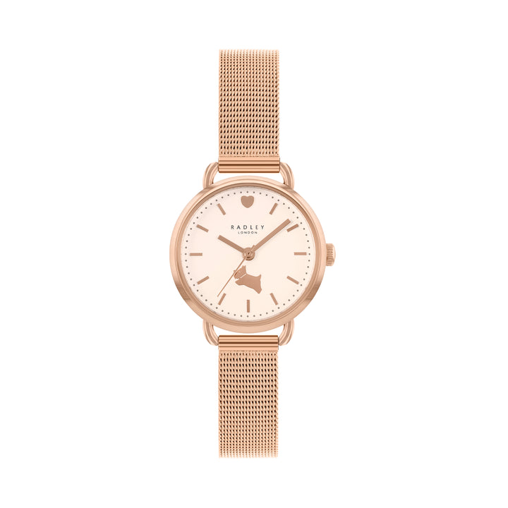 Radley Ladies Watch Rose Gold Mesh Strap RY4616