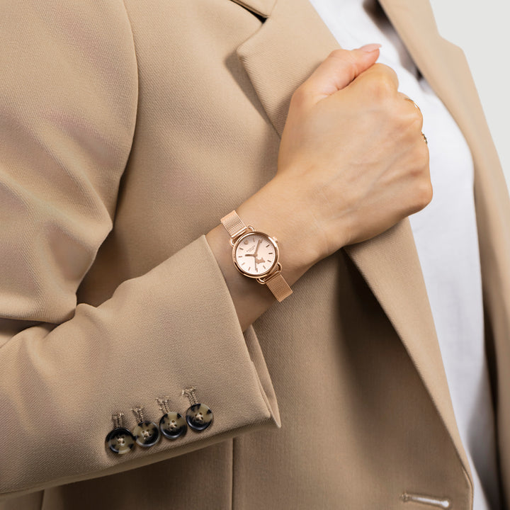 Radley Ladies Watch Rose Gold Mesh Strap RY4616