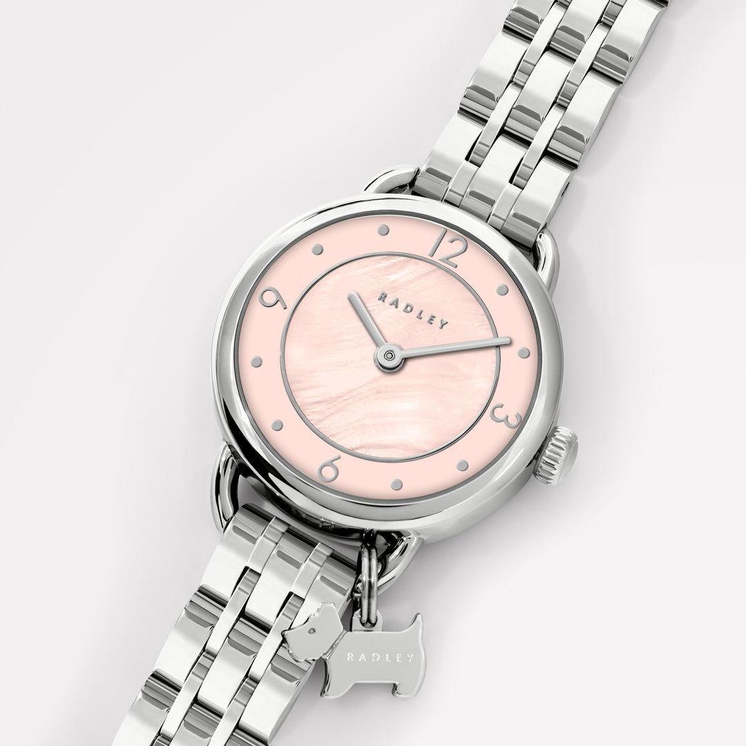 Radley Pink Mother Of Pearl Dial Ladies Watch RY4641