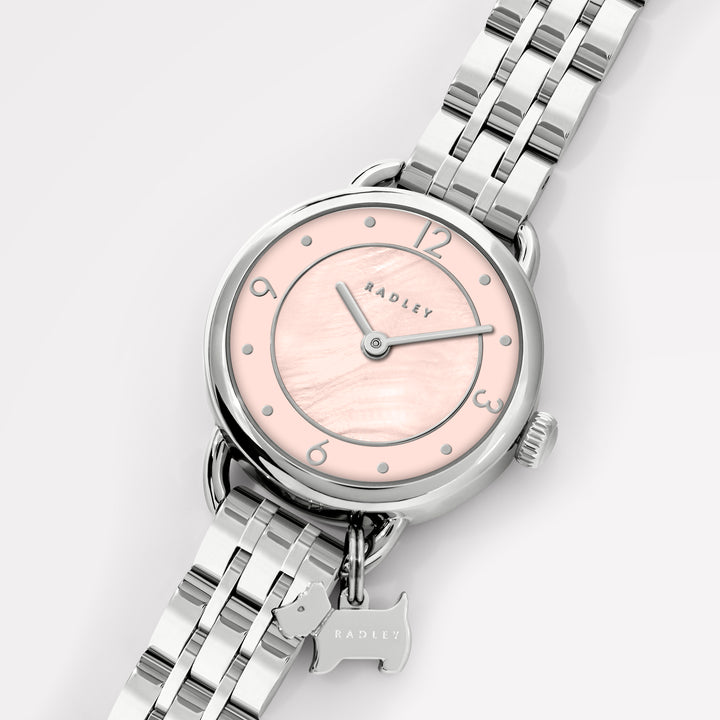 Radley Pink Mother Of Pearl Dial Ladies Watch RY4641