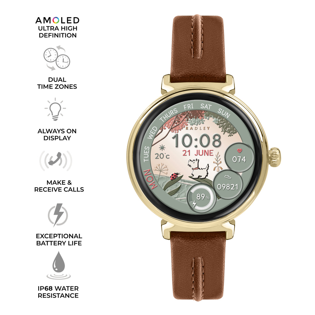 Radley Series 48 T-Bar AMOLED Ladies Smartwatch RYS48-2194