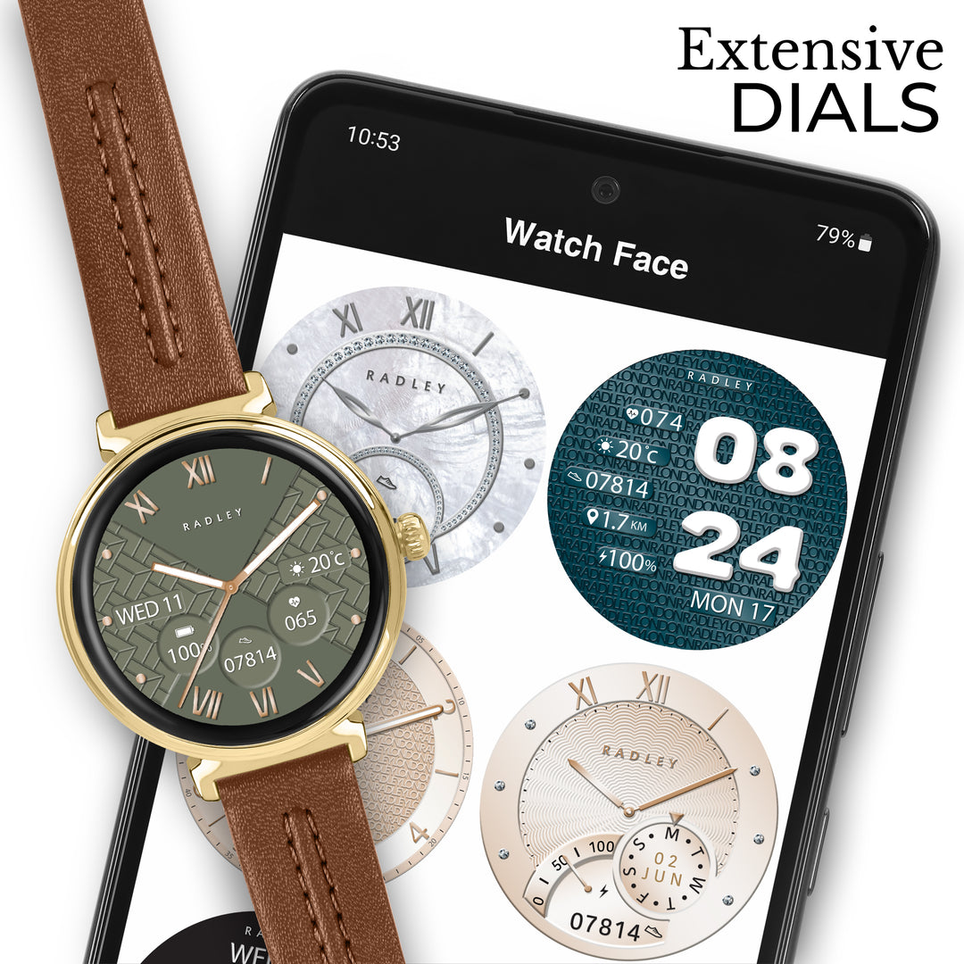 Radley Series 48 T-Bar AMOLED Ladies Smartwatch RYS48-2194