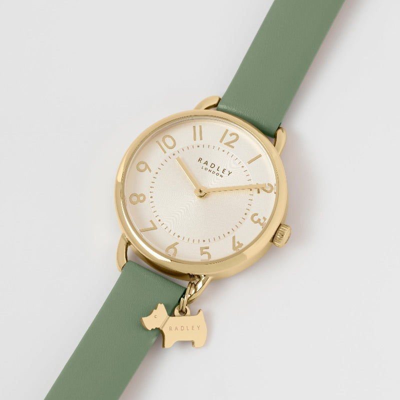 Radley ladies watch with jade leather strap - Carathea