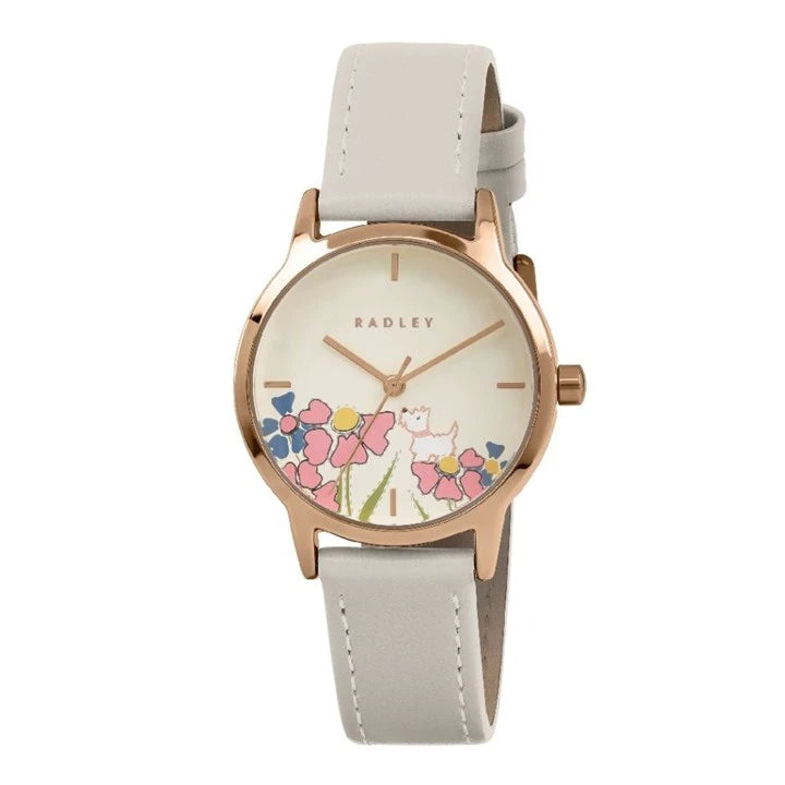 Radley Rose Gold Plated Ladies Watch Salt Leather Strap RY21986A