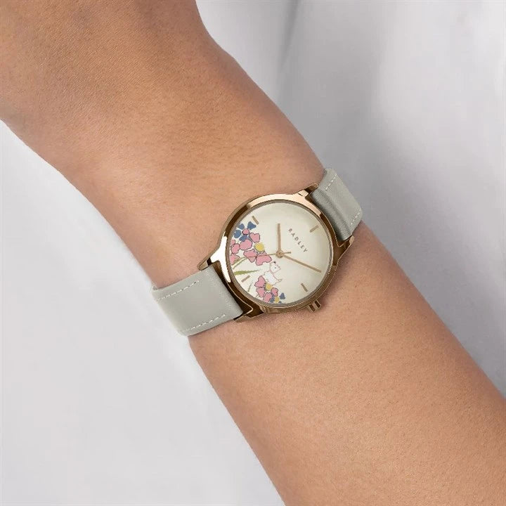 Radley Rose Gold Plated Ladies Watch Salt Leather Strap RY21986A