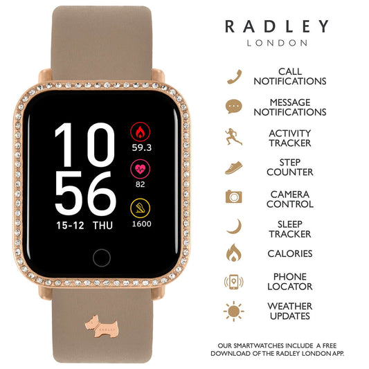 Radley Ladies Bluetooth Smart Watch Series 6 Marsupial Strap RYS06-2122