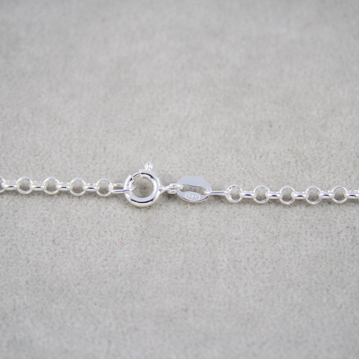 Silver Belcher Chain in Various Lengths 3 mm