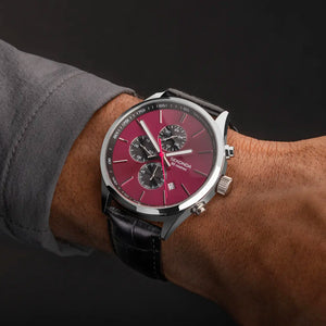 Sekonda Men's Endurance Chronograph Watch Red Dial 1938