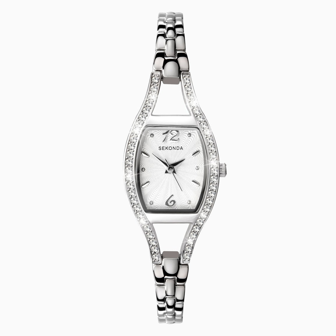 Sekonda Ladies Silver CZ Watch (4191)