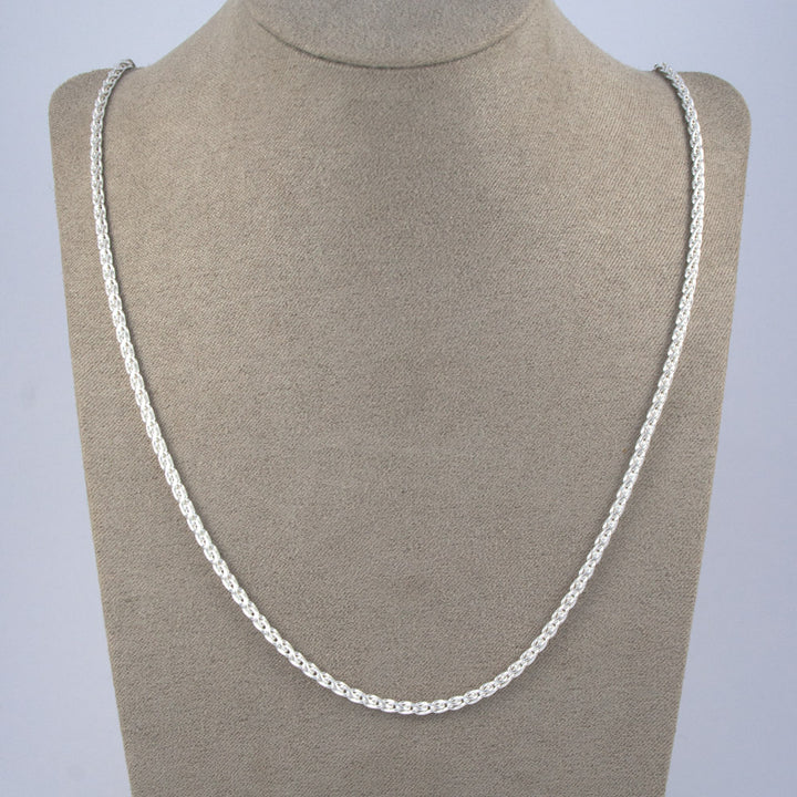 Silver Spiga Chain