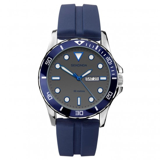 Sekonda Men's Watch with Rubber Strap 1702