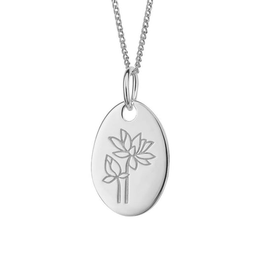 Silver Birth Bloom Pendant - No Chain