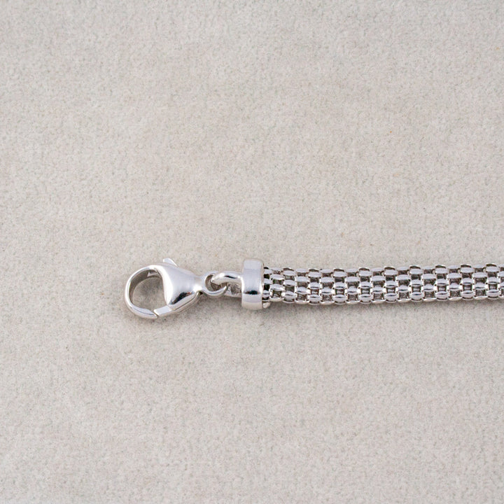 Silver Popcorn Bracelet