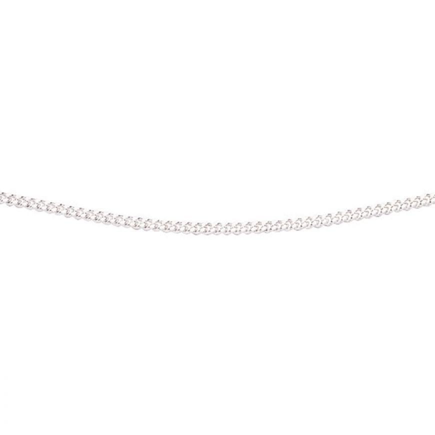 silver curb chain for pendants - Carathea jewellers