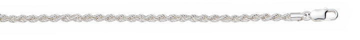 silver rope chain for men - Carathea jewellers