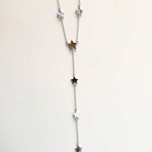 silver stars necklace - Carathea jewellers