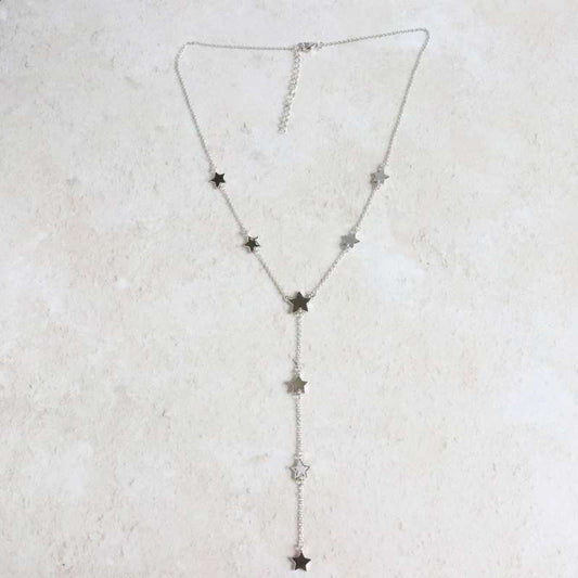 silver stars necklace - Carathea jewellers