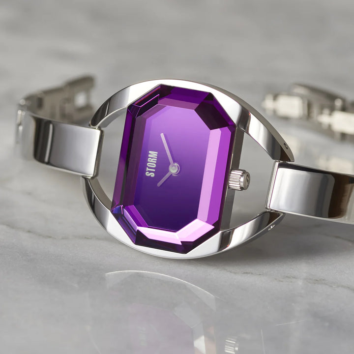 Storm ladies watch in lazer purple - Carathea jewellers