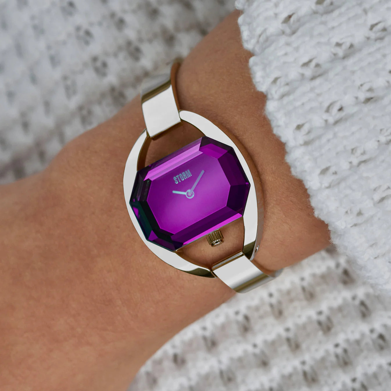 Storm ladies watch in lazer purple - Carathea jewellers