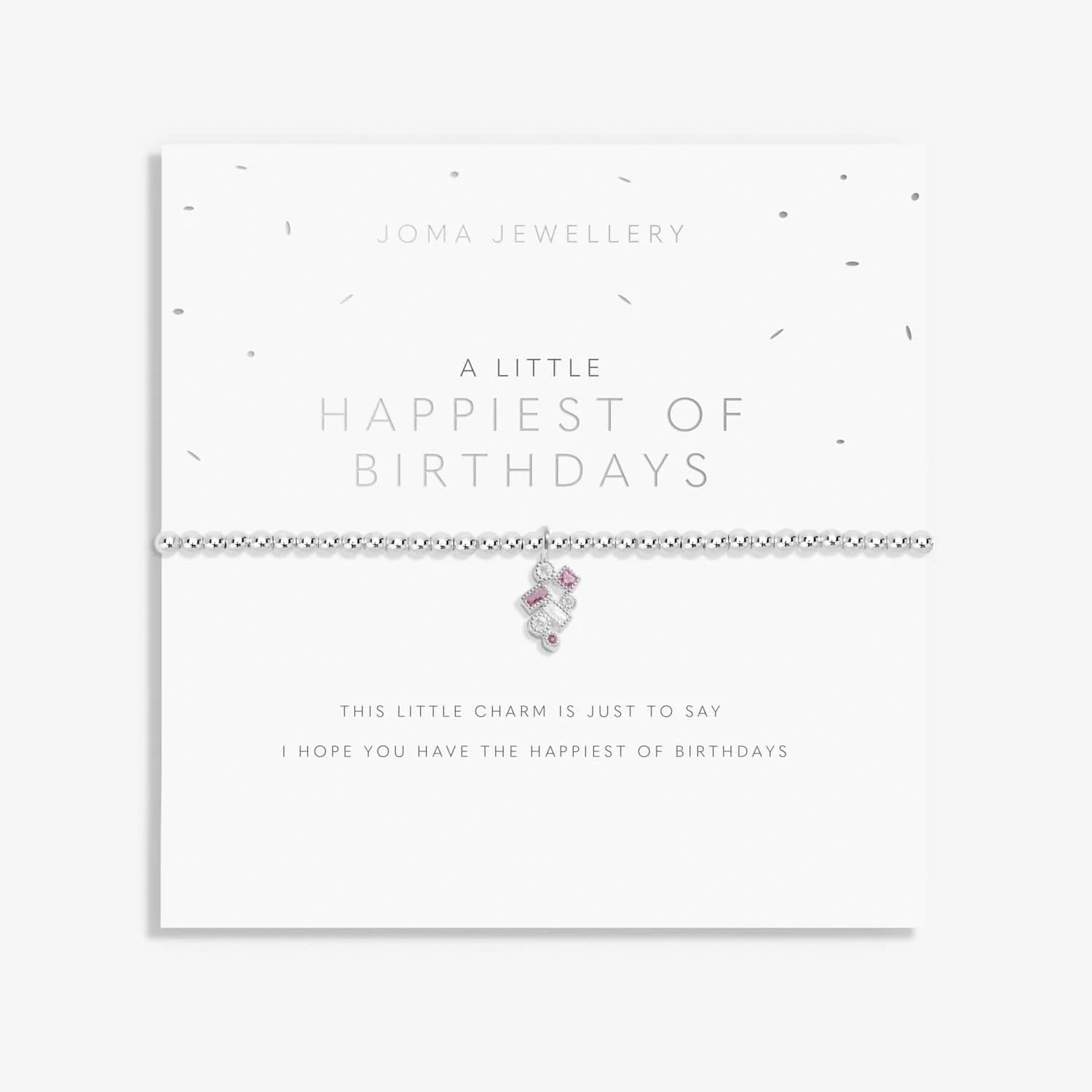 Joma 8149 'A Little Happiest of Birthdays' Bracelet