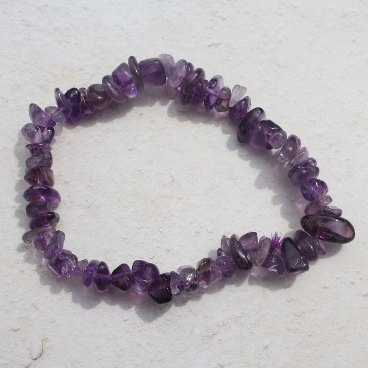 Amethyst chip bracelet - Carathea