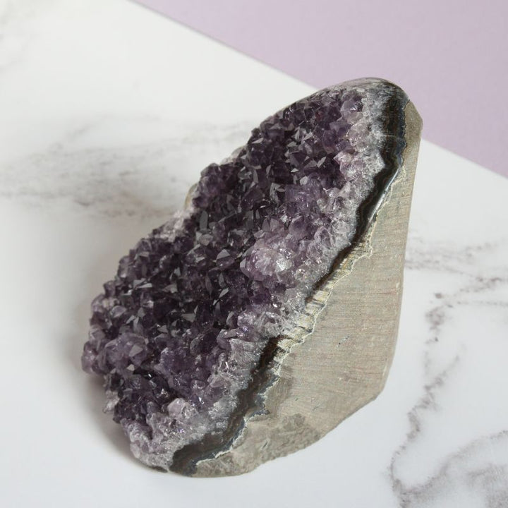 Amethyst crystal cluster - Carathea jewellers