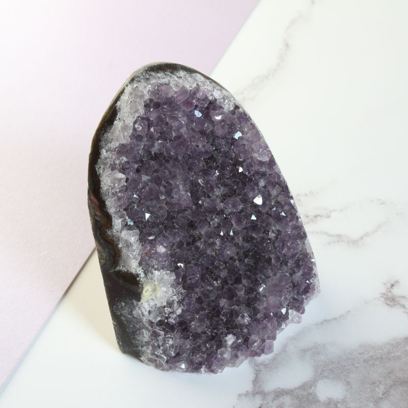 Amethyst crystal cluster - Carathea jewellers