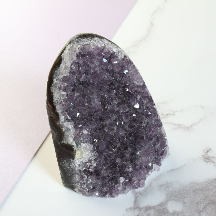 Amethyst crystal cluster - Carathea jewellers