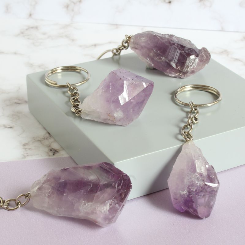 Amethyst key chain - Carathea