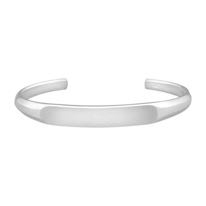 Fred Bennett Silver Men's Bangle with Flat Top Men's Bracelets - Carathea & Jools