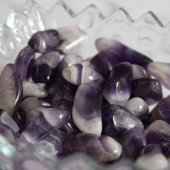 Banded Amethyst Tumblestone (single)