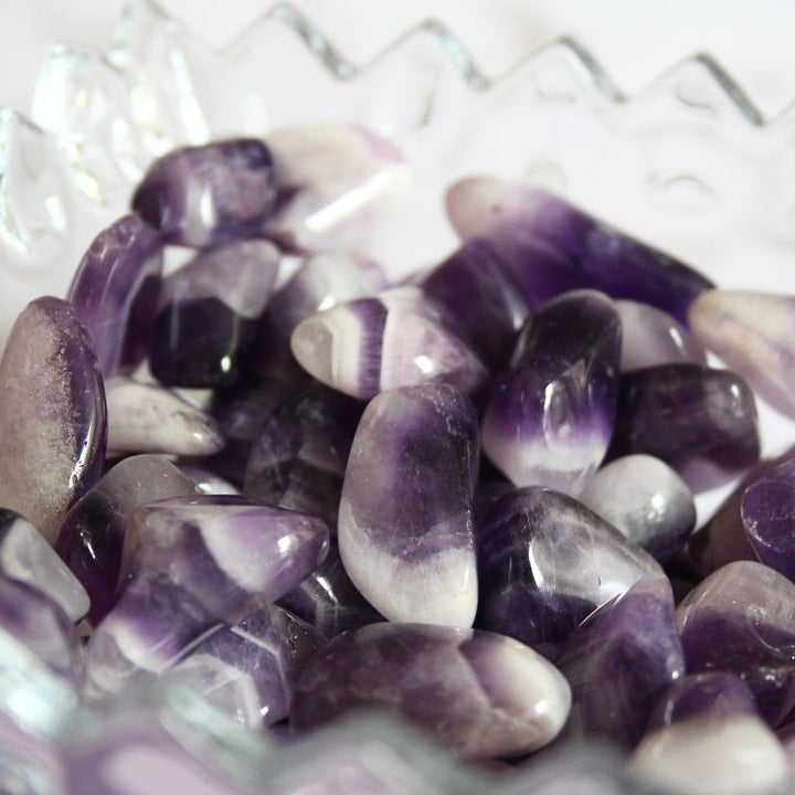 Banded Amethyst Tumblestone (single)