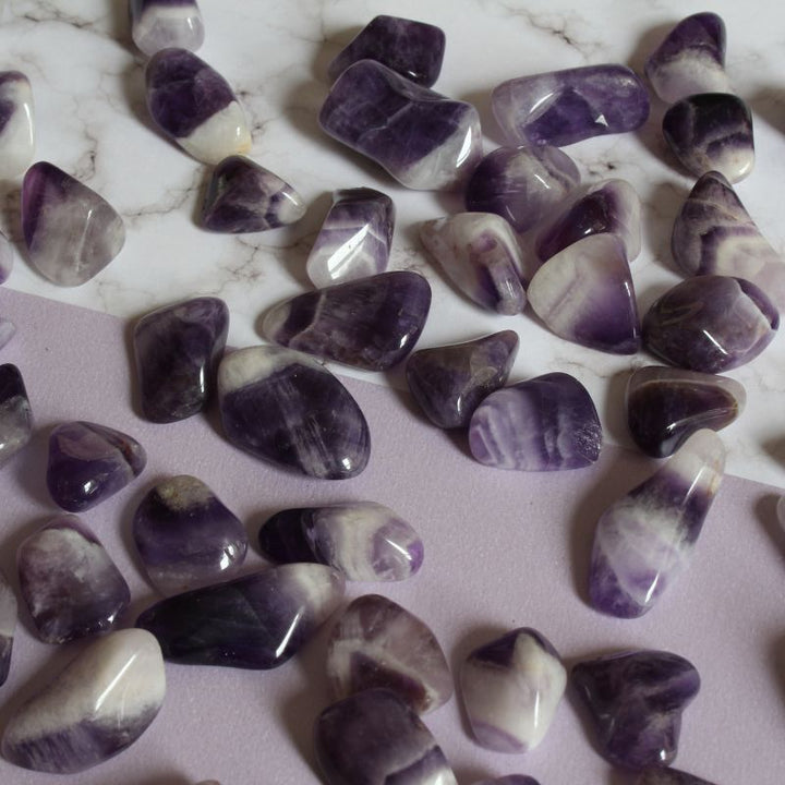 Banded Amethyst Tumblestone (single)